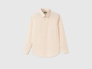 SLIM FIT SPREAD COLLAR SOLID SHIRT