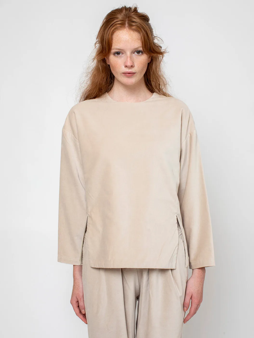 Slit Top - Ivory