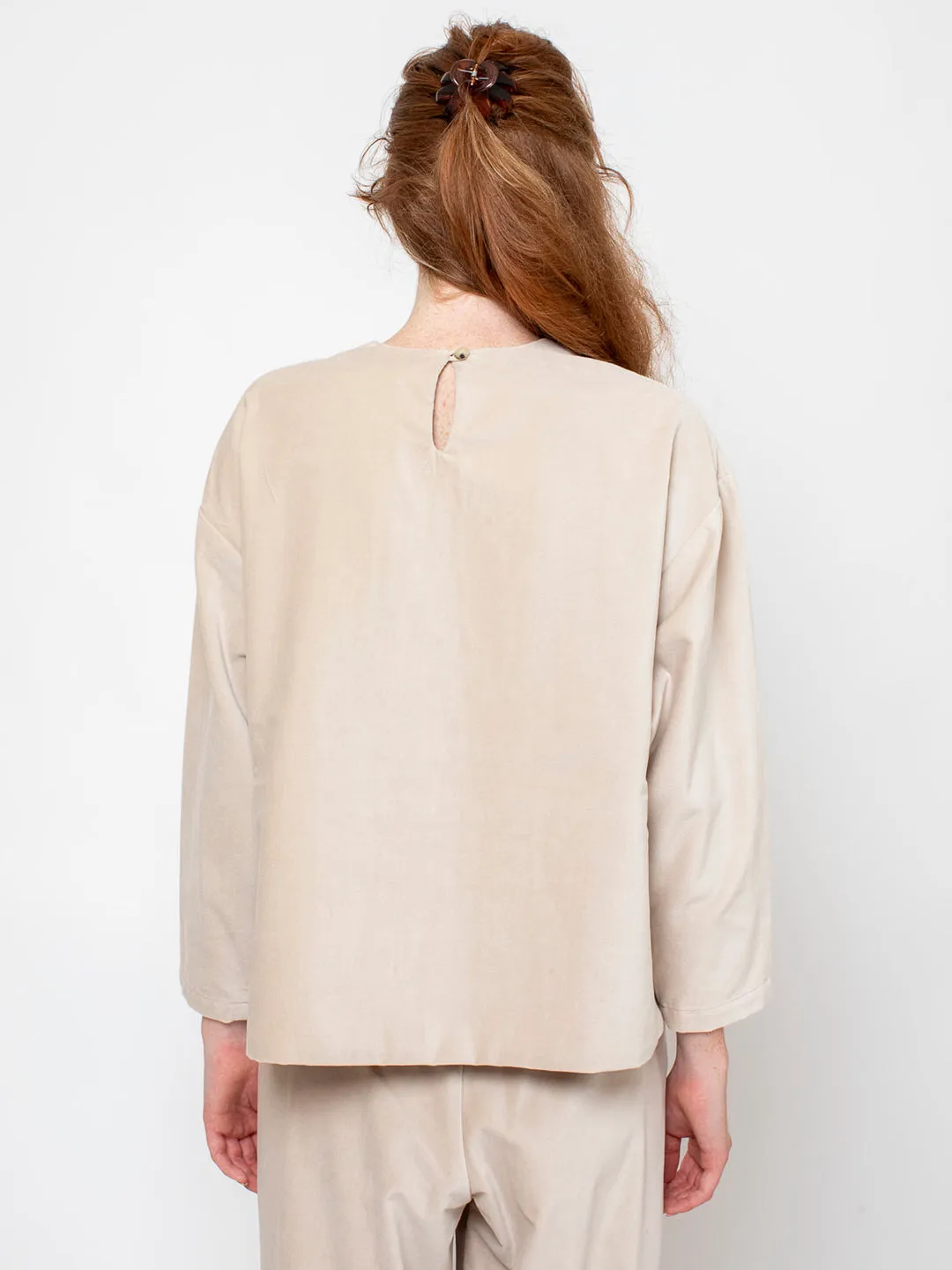 Slit Top - Ivory