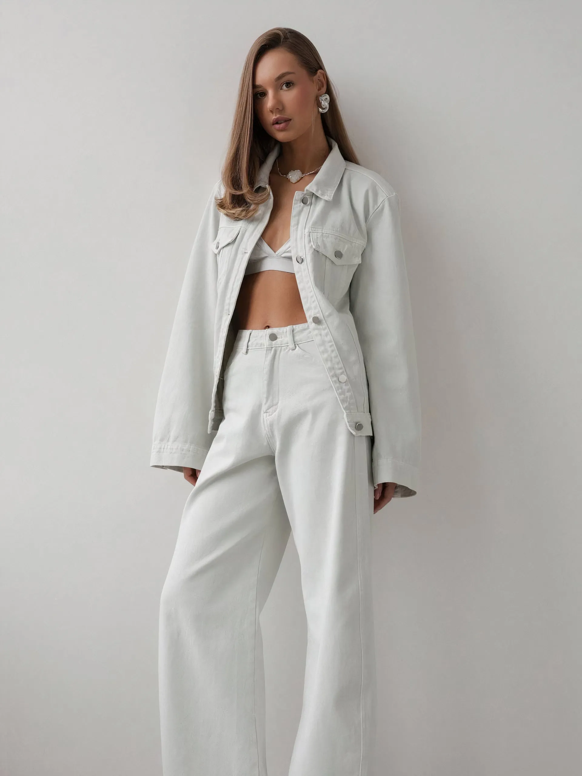 Snow White Palazzo Pants