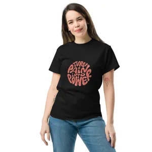 SNRG Pain Into Power Unisex Tee, Comfy fit, Unique Graphic T-Shirt for Men & Women, Stylish Top, Casual Unisex Tee