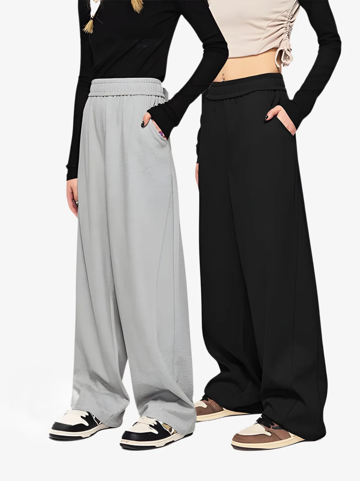 SOLID COLORED SWEAT PANTS
