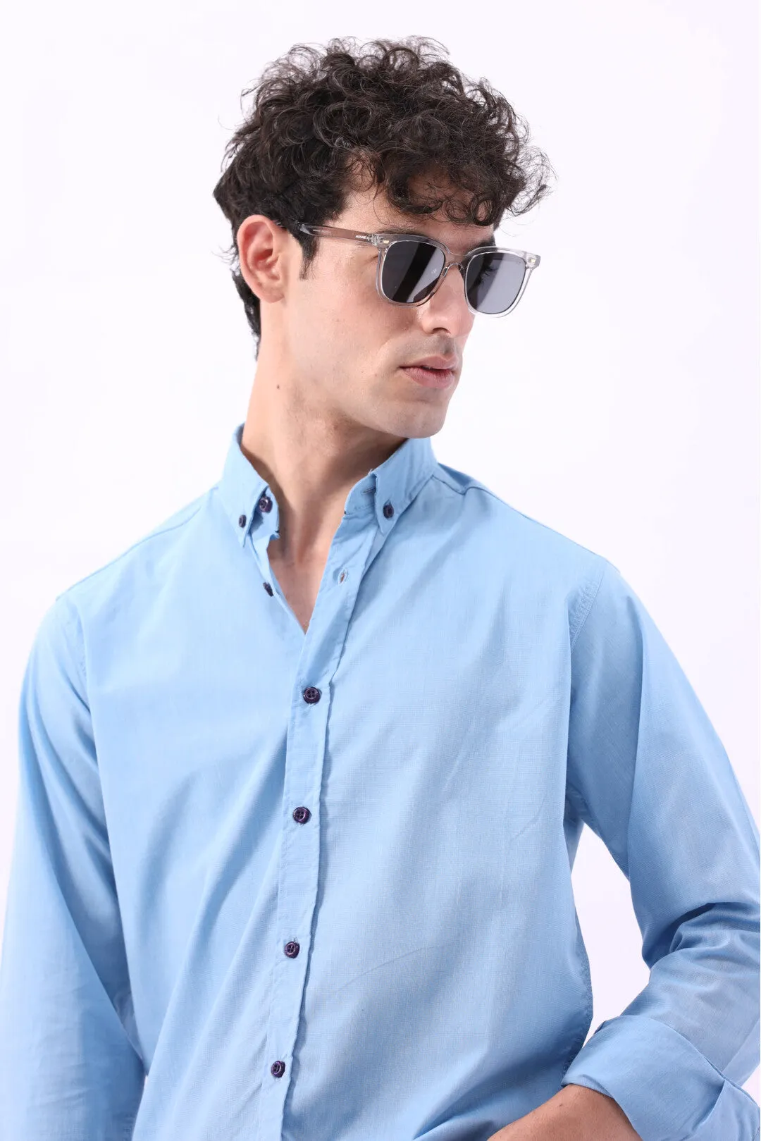 SOLID SLIM FIT SHIRT
