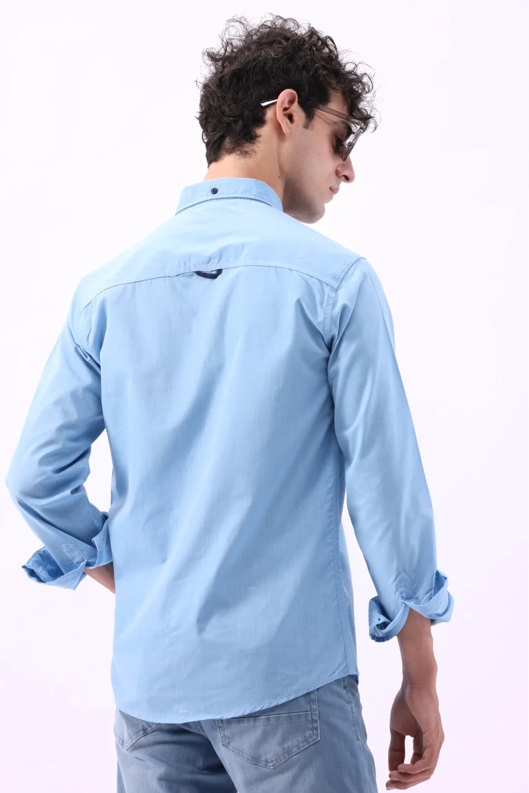 SOLID SLIM FIT SHIRT