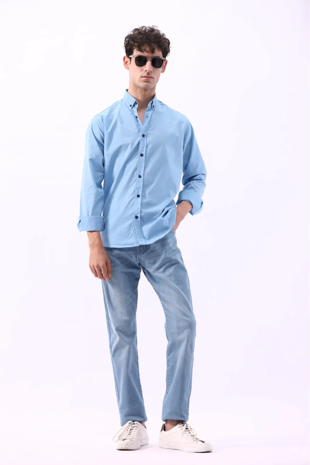 SOLID SLIM FIT SHIRT