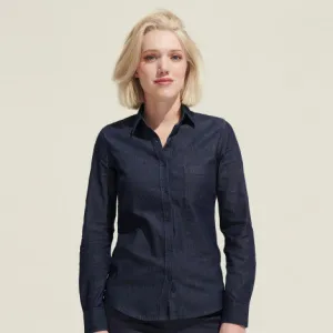 SOLS Barry Women's Denim Shirt