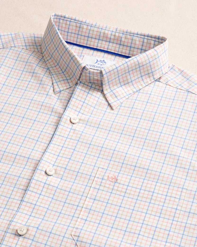 SOUTEHRN TIDE CHARLESTON BROUGHTON PLAID SPORT SHIRT