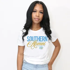 SOUTHERN UNIV. | FANCY ALUMNI White Ladies Tees -Z-
