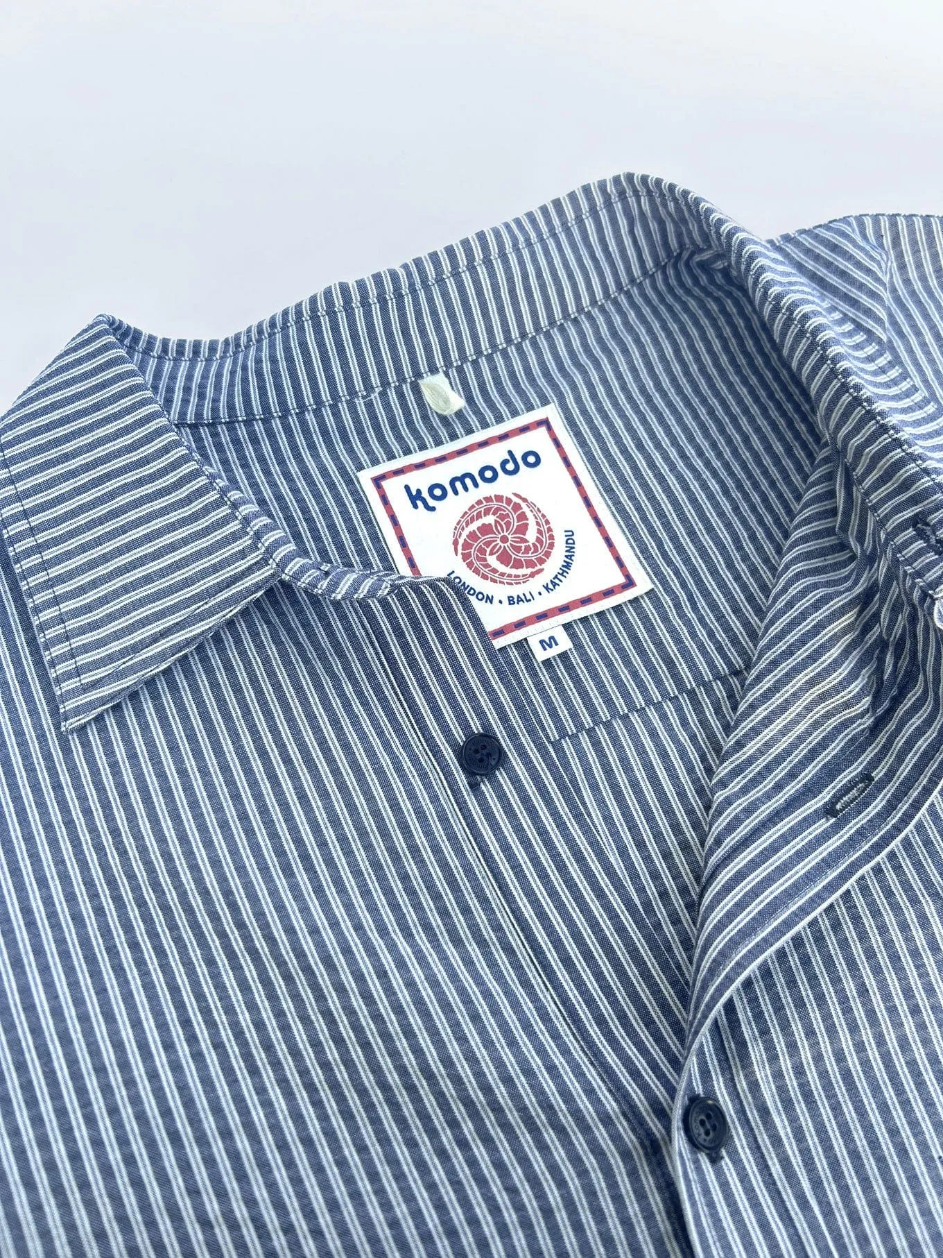 Spectre Men's Organic Cotton Shirt | Blue