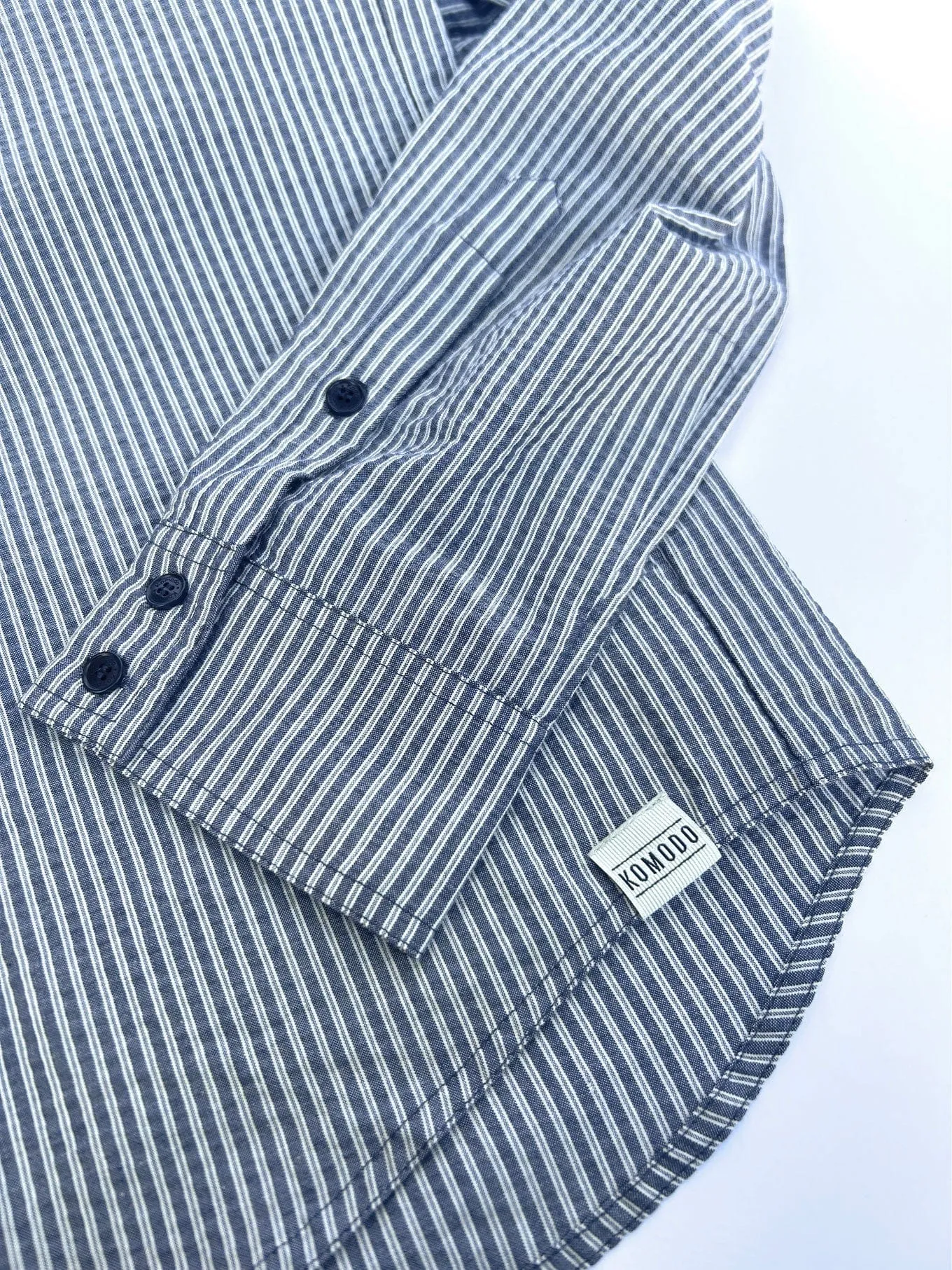 Spectre Men's Organic Cotton Shirt | Blue