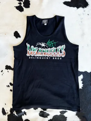 Spider Tank Top in Black