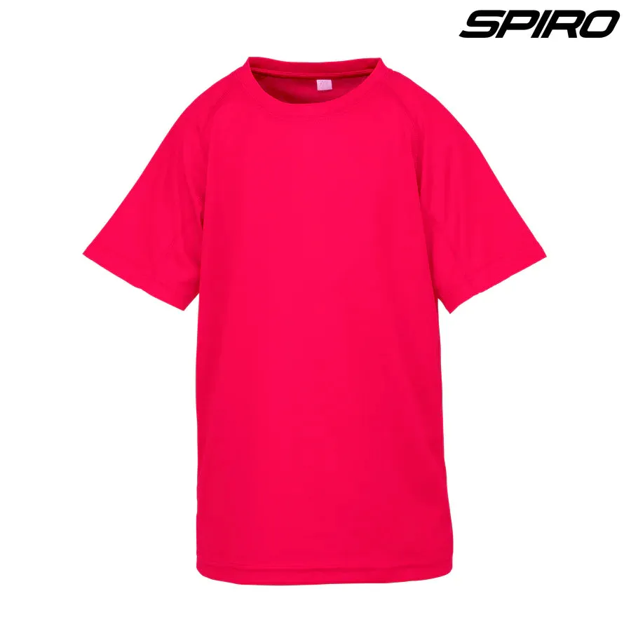 Spiro S287B Performance Aircool Kids Tee