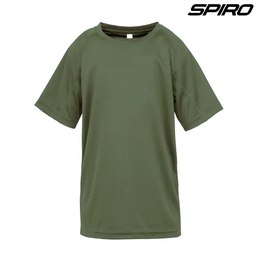 Spiro S287B Performance Aircool Kids Tee