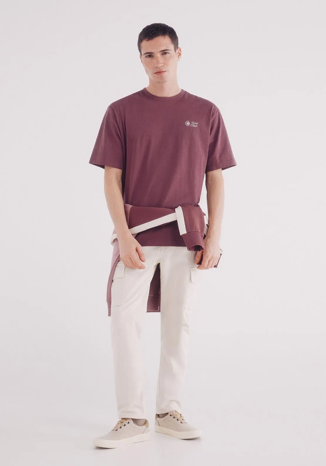 Springfield Club Logo T-Shirt - Wine