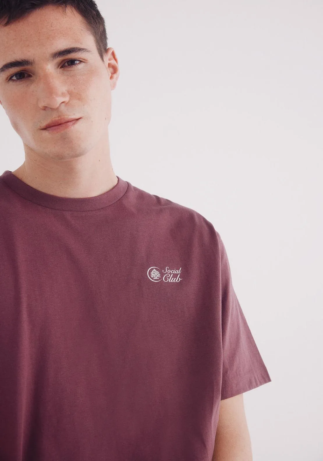 Springfield Club Logo T-Shirt - Wine
