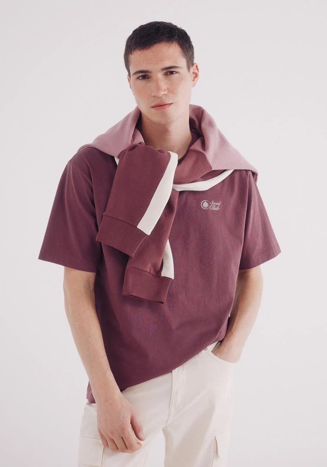 Springfield Club Logo T-Shirt - Wine