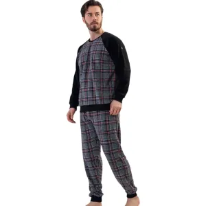 Square Pattern Fleece PJ S-16