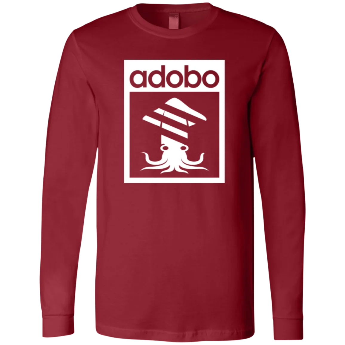 Squid Adobo Mens Jersey Long Sleeve T-Shirt