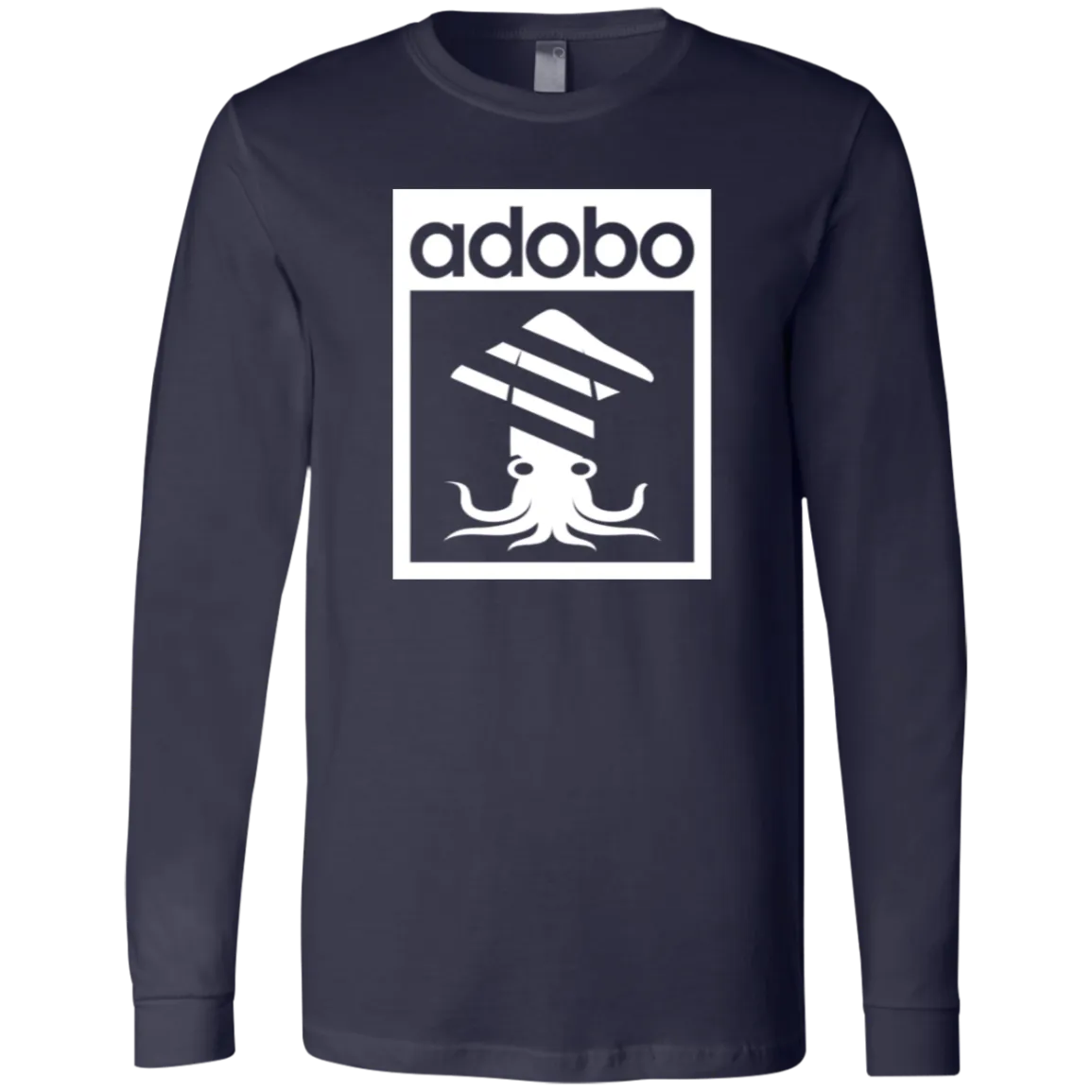 Squid Adobo Mens Jersey Long Sleeve T-Shirt