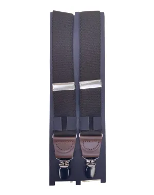 Status Clip Suspenders - Brown