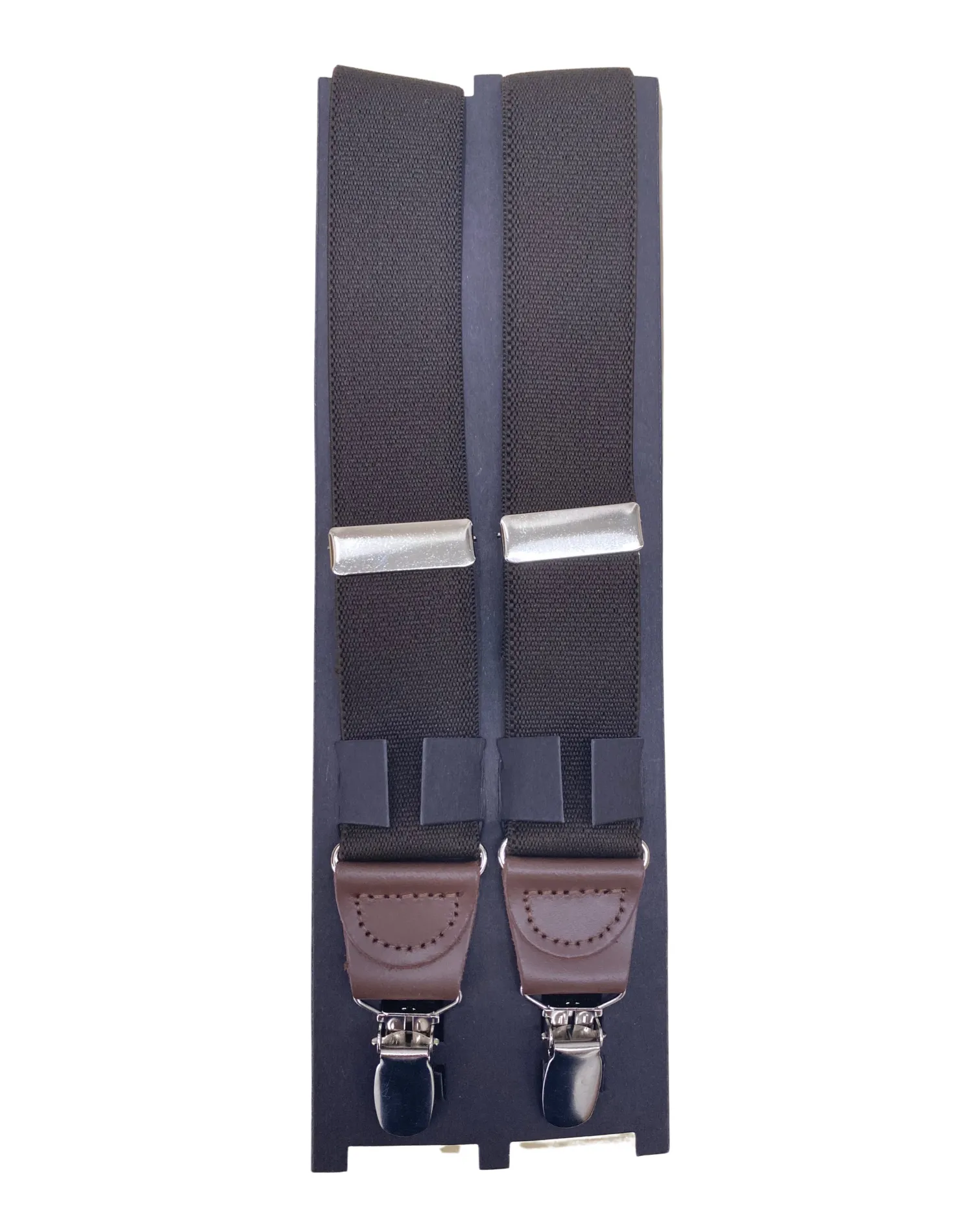 Status Clip Suspenders - Brown