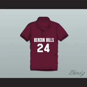 Stiles Stilinski 24 Beacon Hills Cyclones Polo Shirt Teen Wolf
