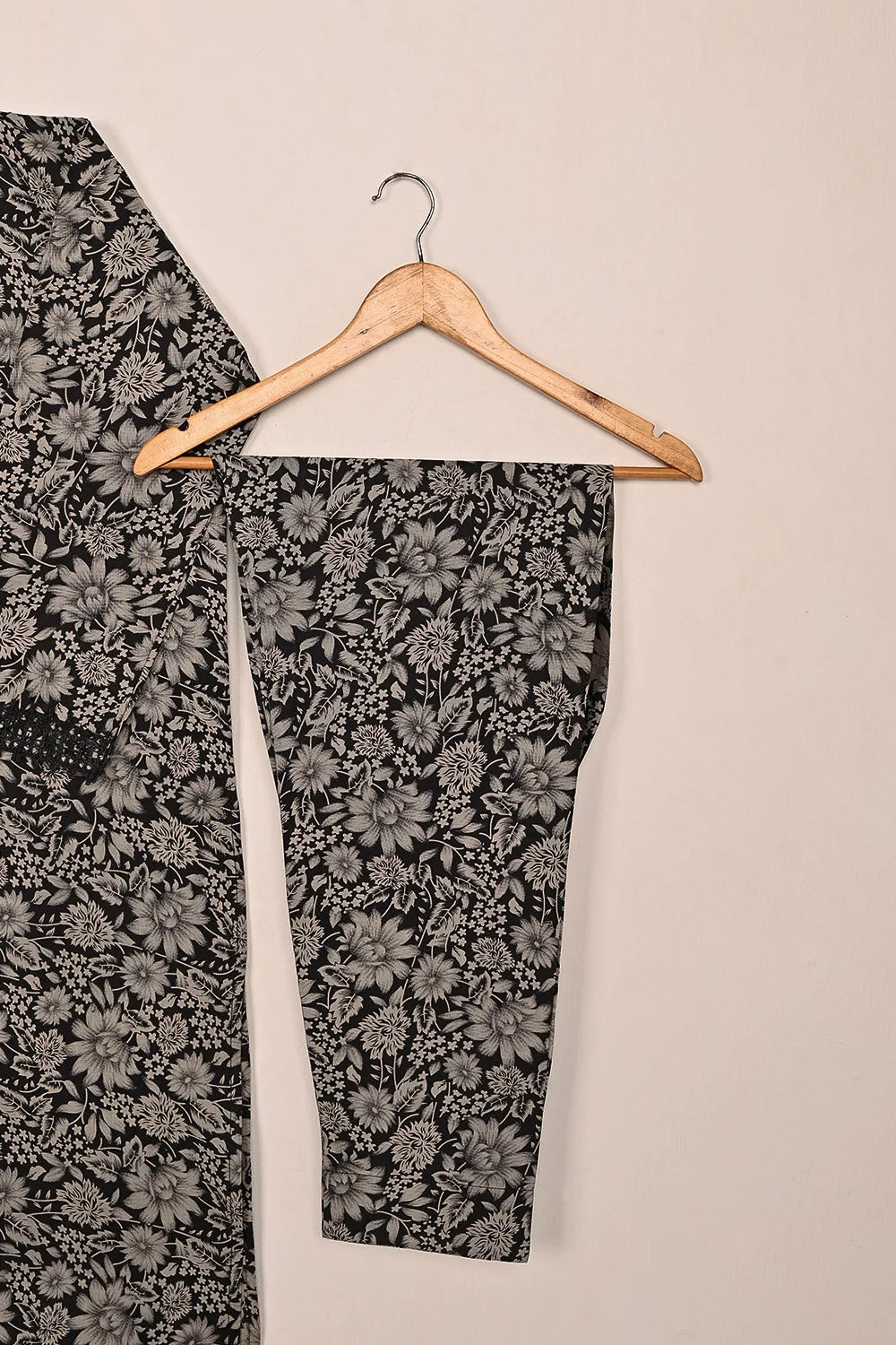 STP-197C-Skin - 2 Pc Ready to Wear Cotton Printed Co-Ord Dress