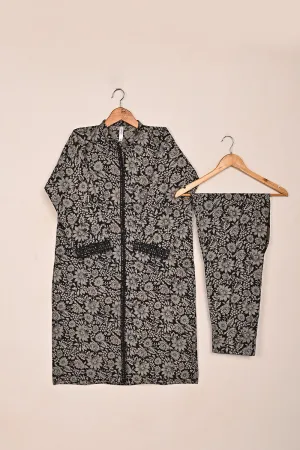 STP-197C-Skin - 2 Pc Ready to Wear Cotton Printed Co-Ord Dress