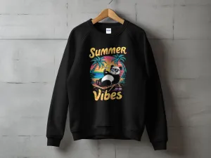 Summer Vibes Graphic T-Shirt - Beach Sun Fun Tee - Casual Summer Apparel