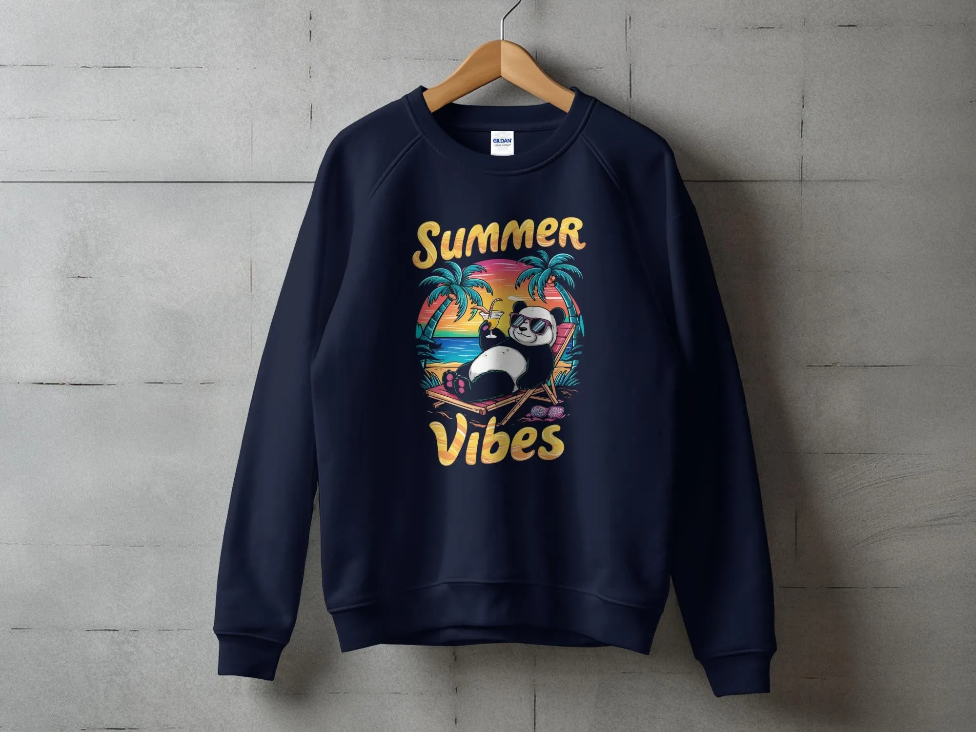 Summer Vibes Graphic T-Shirt - Beach Sun Fun Tee - Casual Summer Apparel