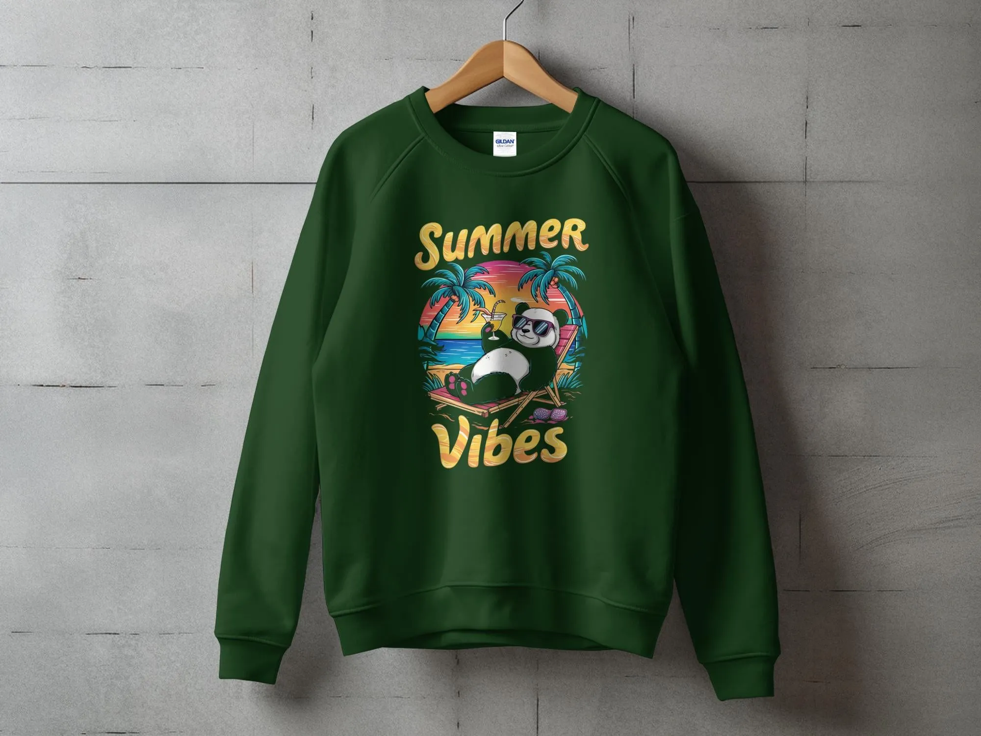 Summer Vibes Graphic T-Shirt - Beach Sun Fun Tee - Casual Summer Apparel