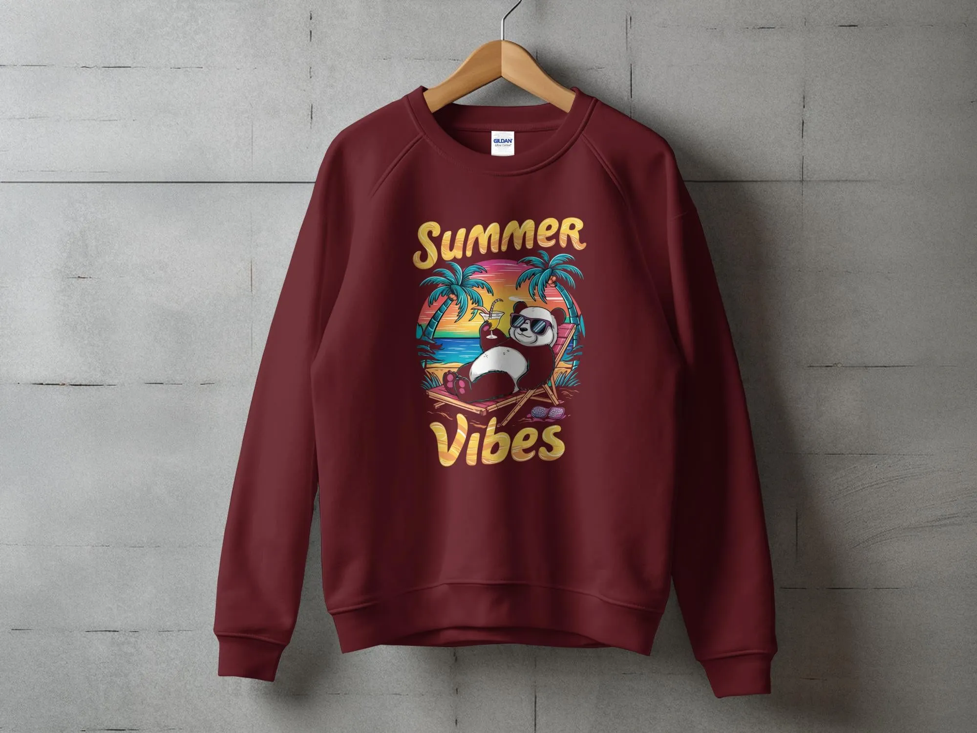 Summer Vibes Graphic T-Shirt - Beach Sun Fun Tee - Casual Summer Apparel