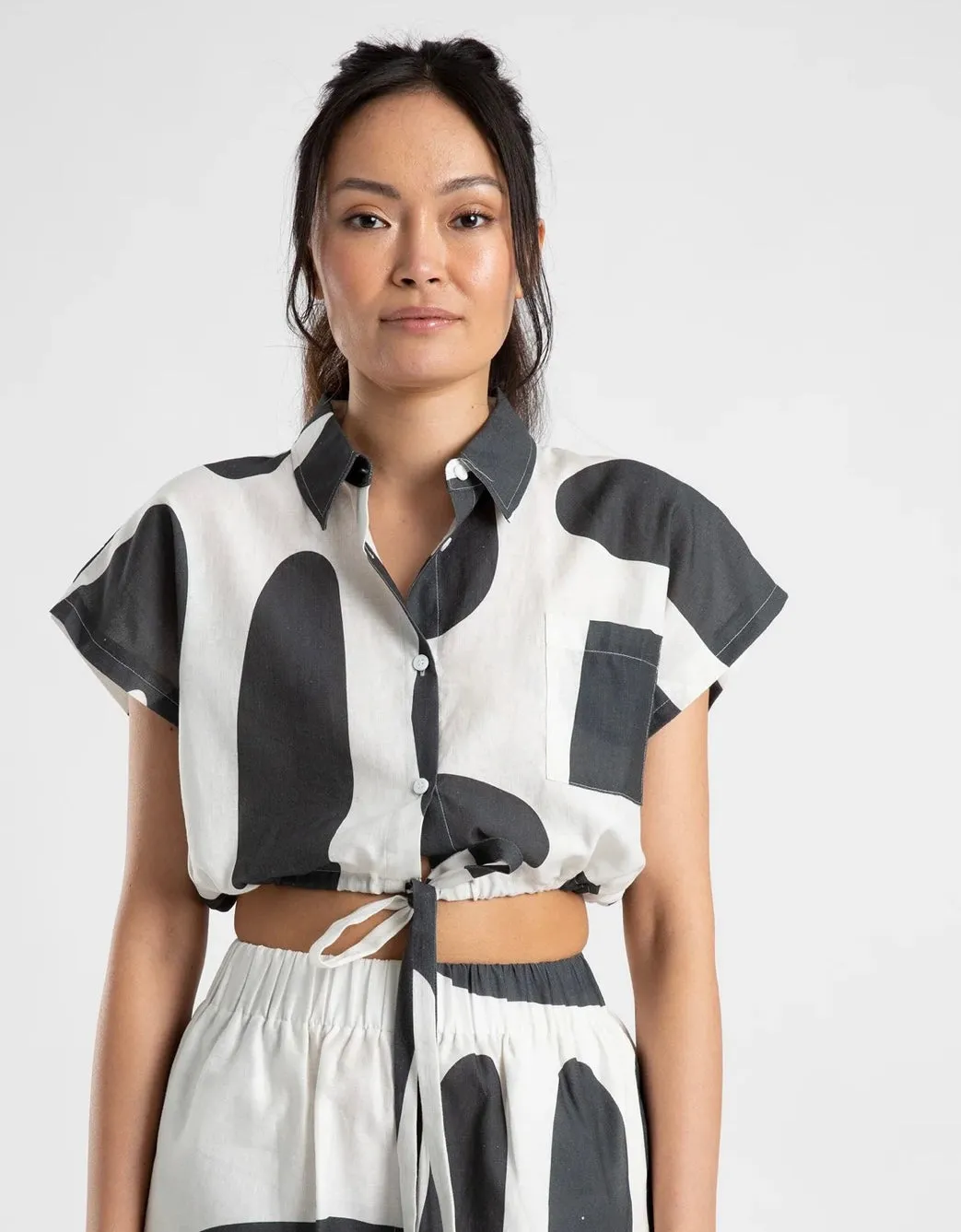 Summi Summi - Cropped structured shirt