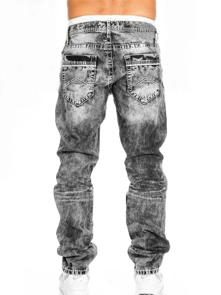 Super Cool Mens Hip-Hop Straight Jeans