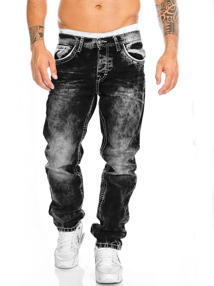 Super Cool Mens Hip-Hop Straight Jeans