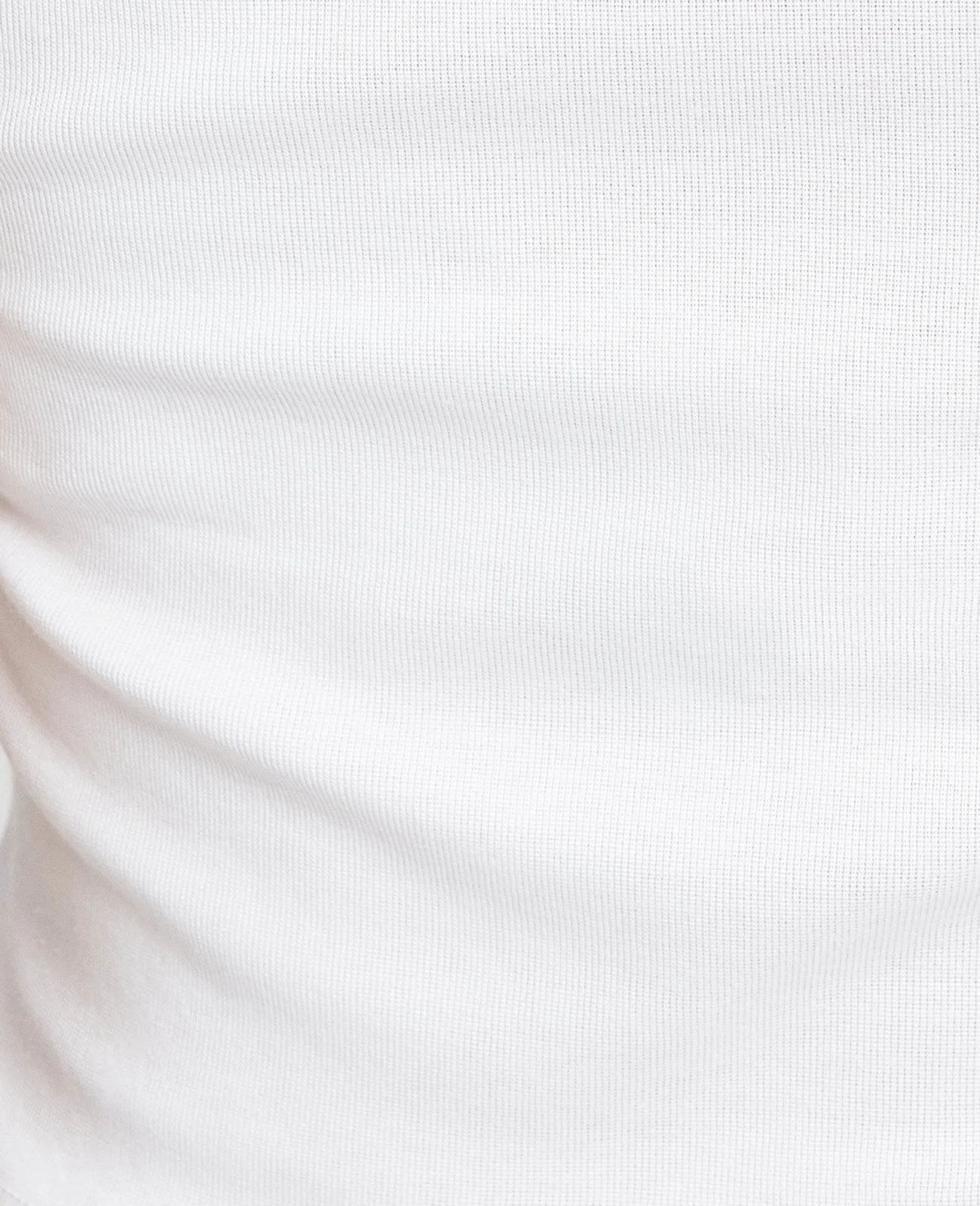Supima Ribbed Crop Tee
