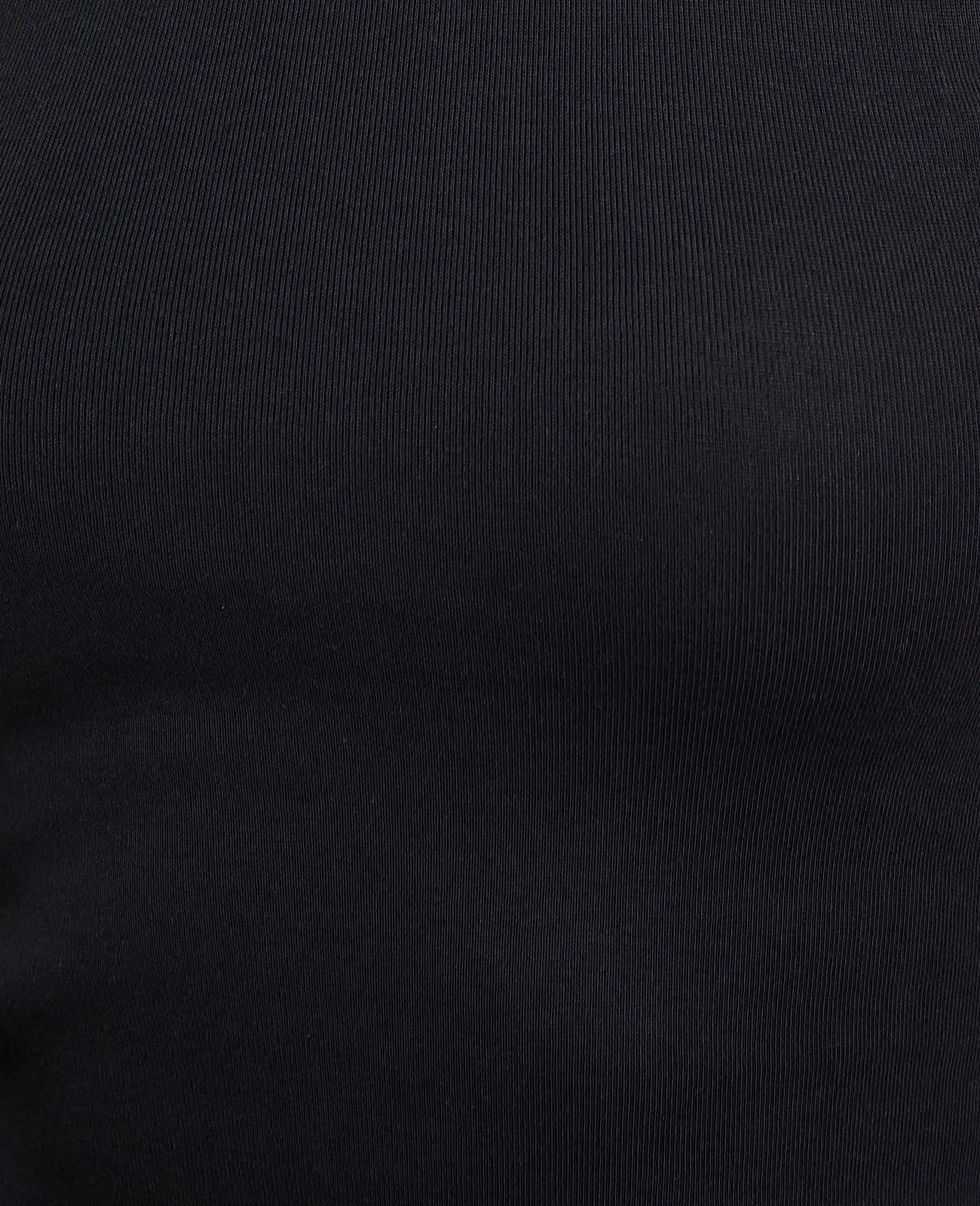 Supima Ribbed Crop Tee