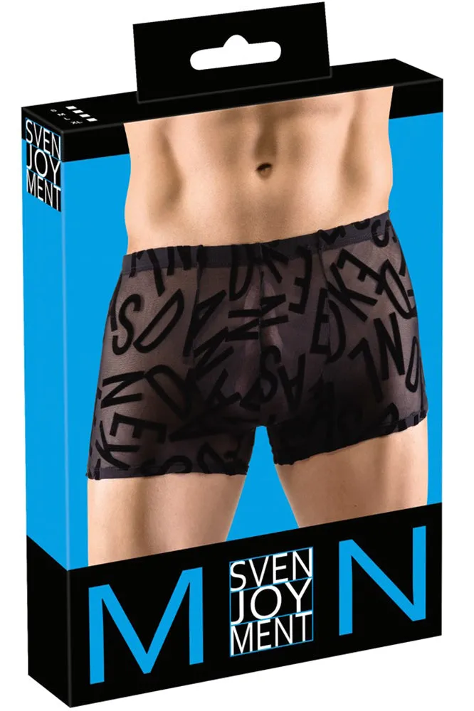 Svenjoyment Alphabet Print Shorts