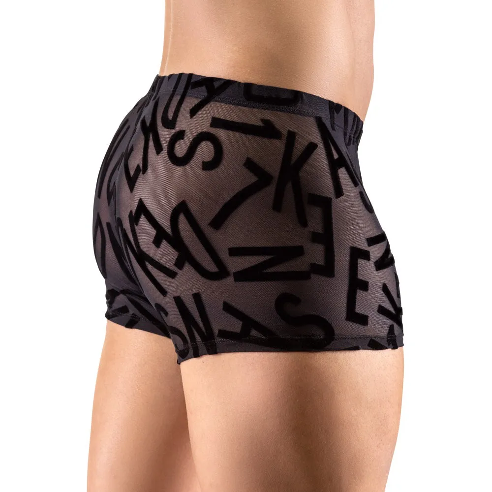 Svenjoyment Alphabet Print Shorts