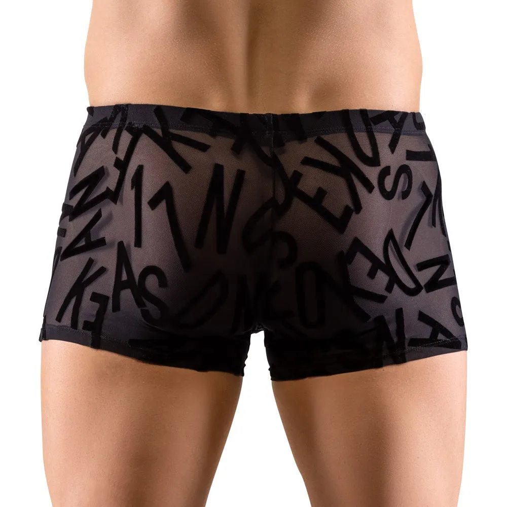 Svenjoyment Alphabet Print Shorts