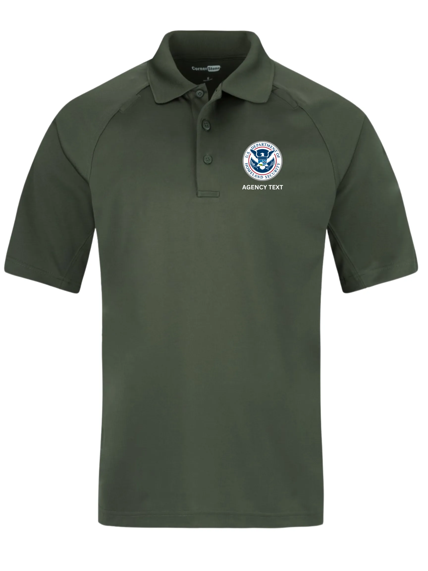 TACTICAL Dept of Homeland Security Polo- Men's Short Sleeve
