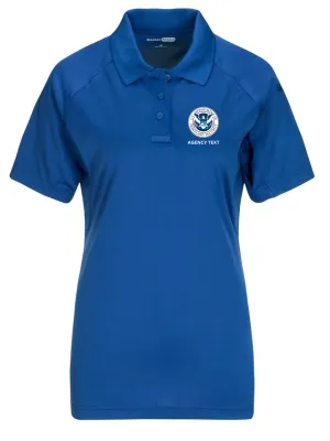 TACTICAL Dept of Homeland Security Polo- Women's Short Sleeve