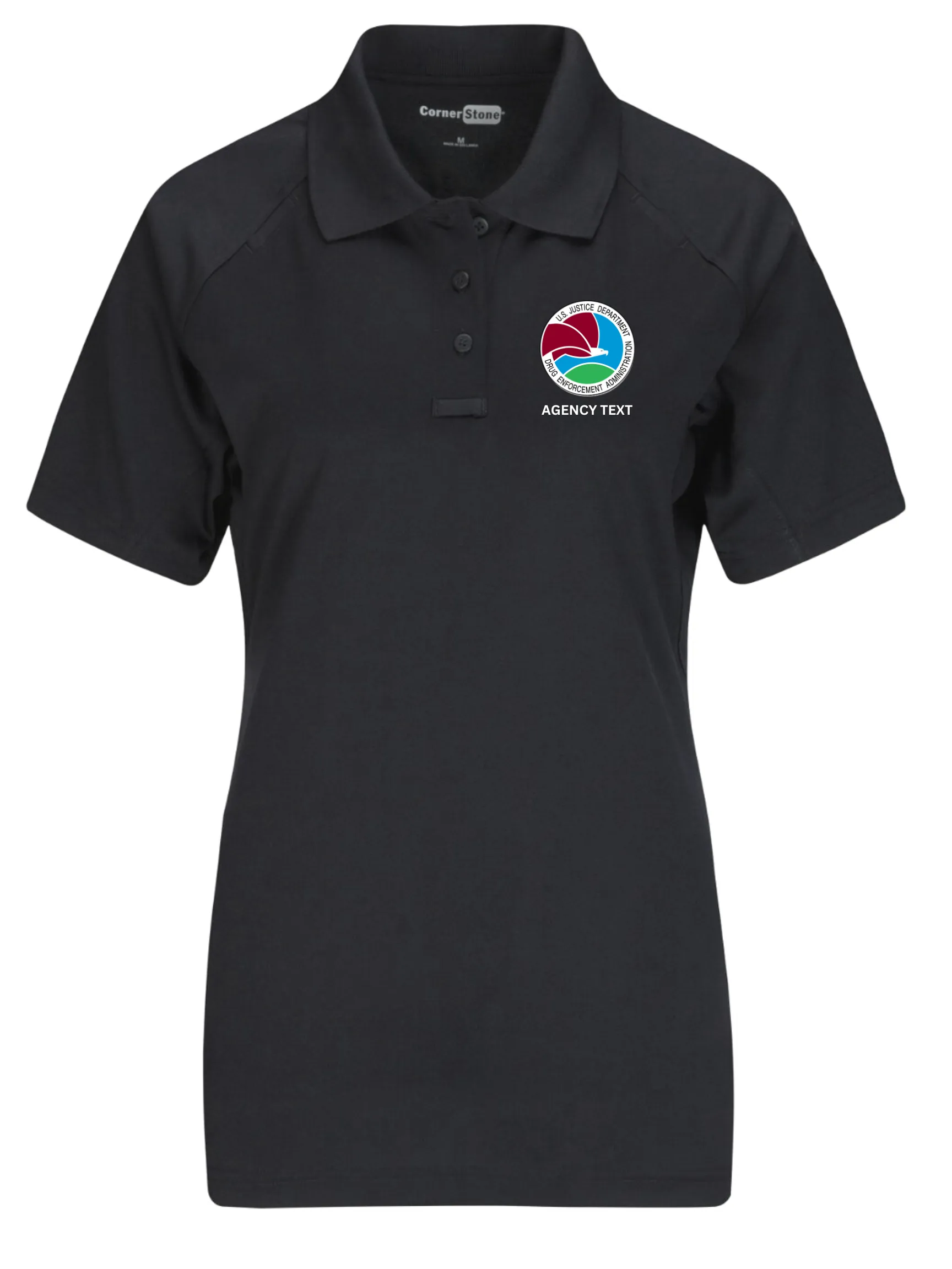 TACTICAL Drug Enforcement Administration Polo- Women's Short Sleeve