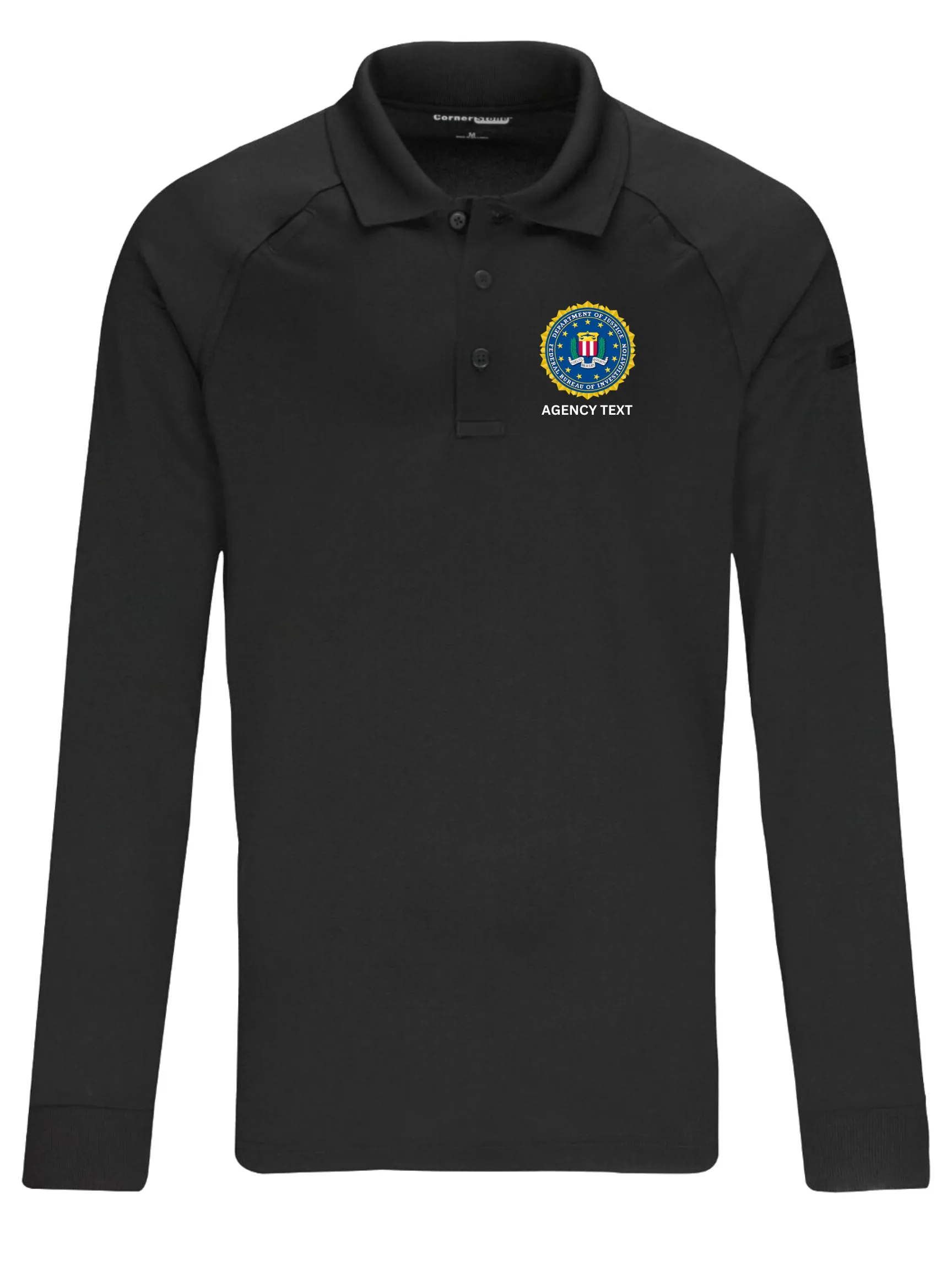 TACTICAL Federal Bureau of Investigation Polo - Men's Long Sleeve