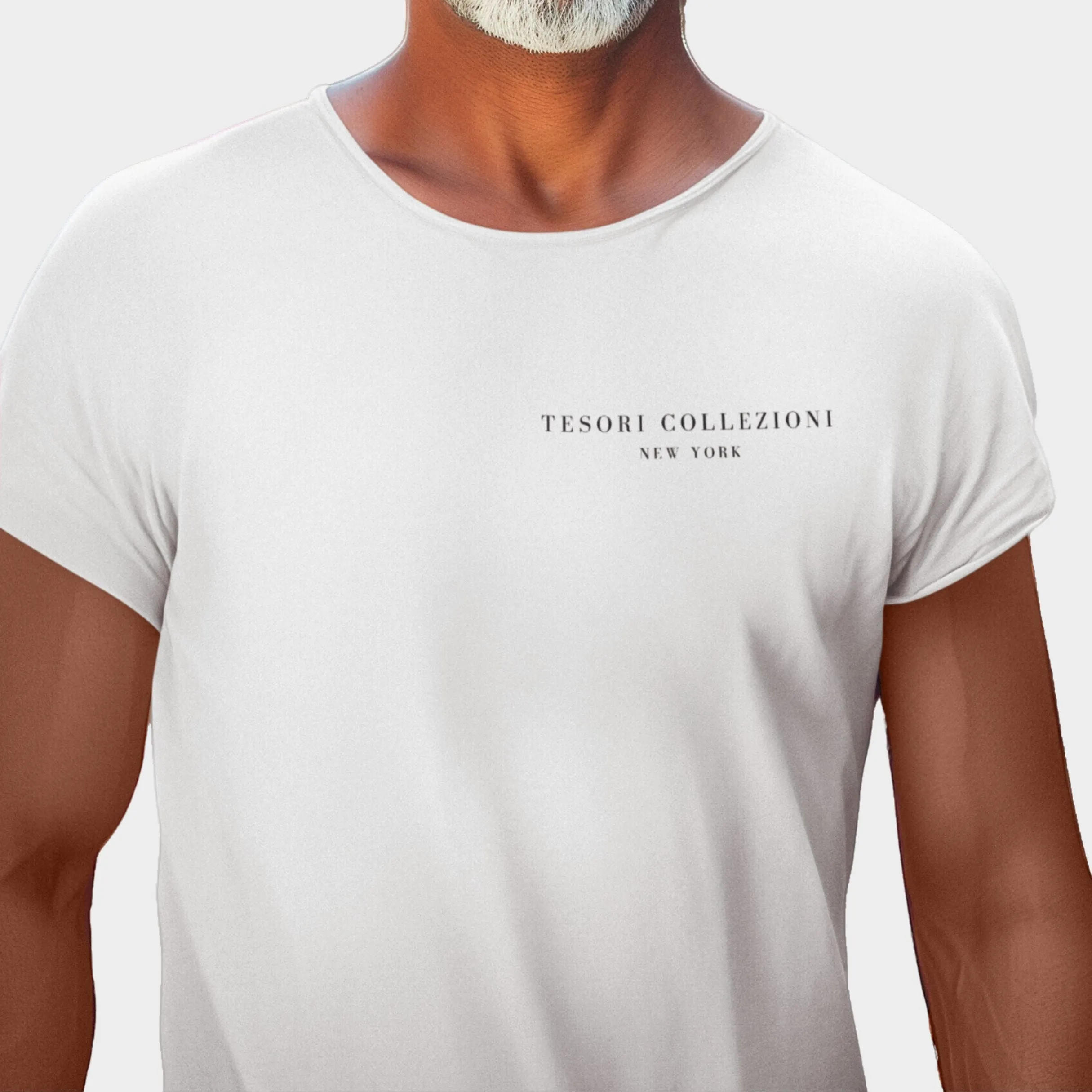 TC New York Ribbed Neck Tee /  1 Color