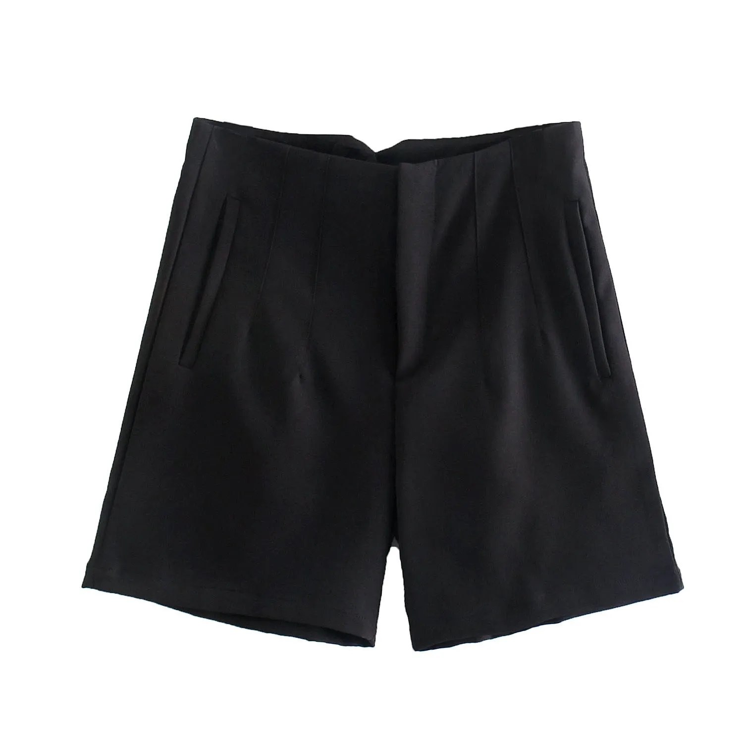 Temperament Simple High Waist Casual Shorts Women
