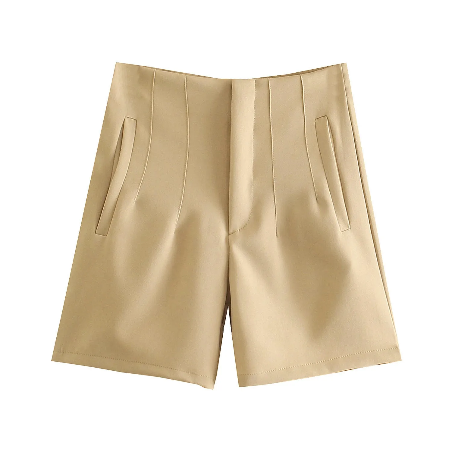 Temperament Simple High Waist Casual Shorts Women