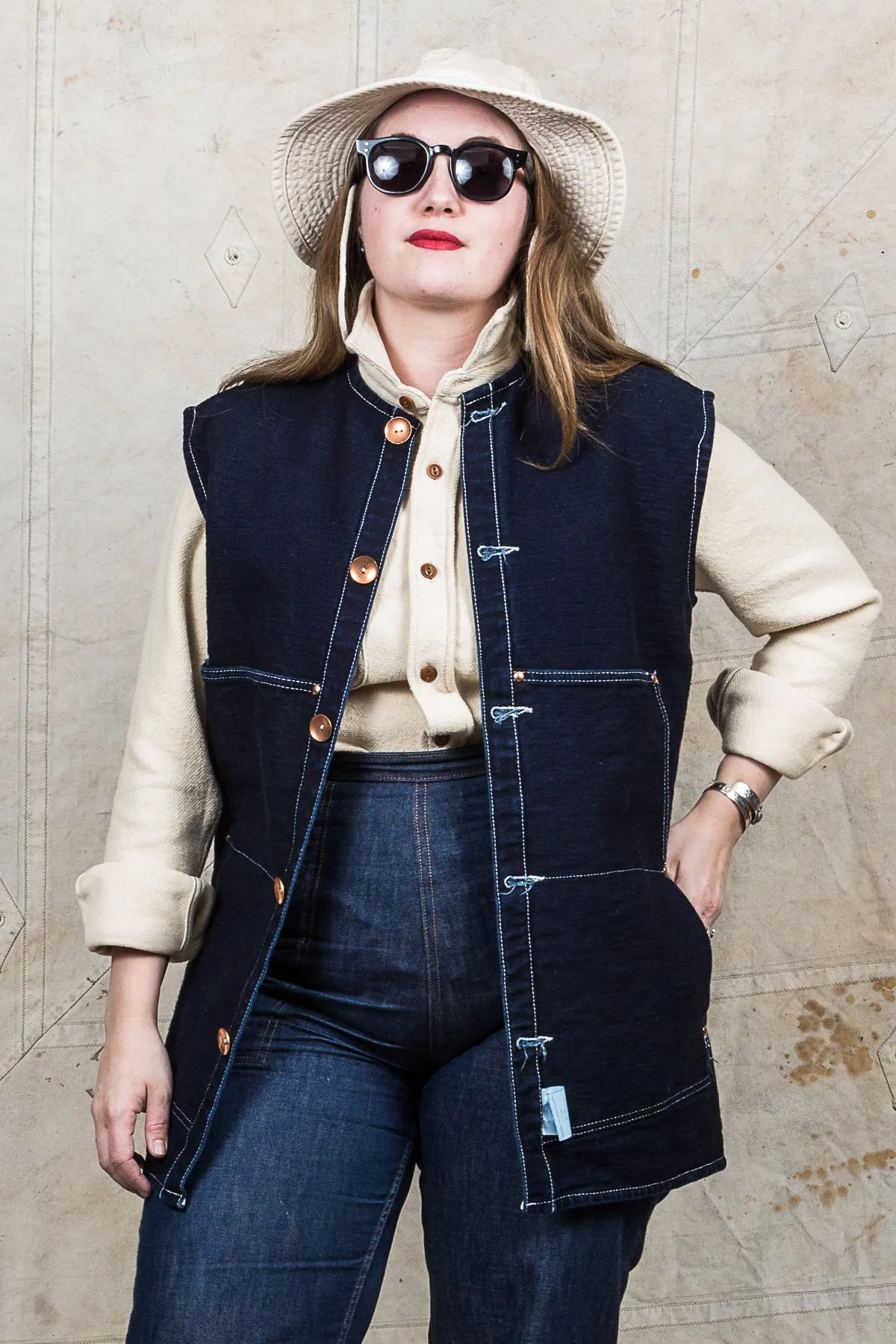 Tender Janus Vest Indigo