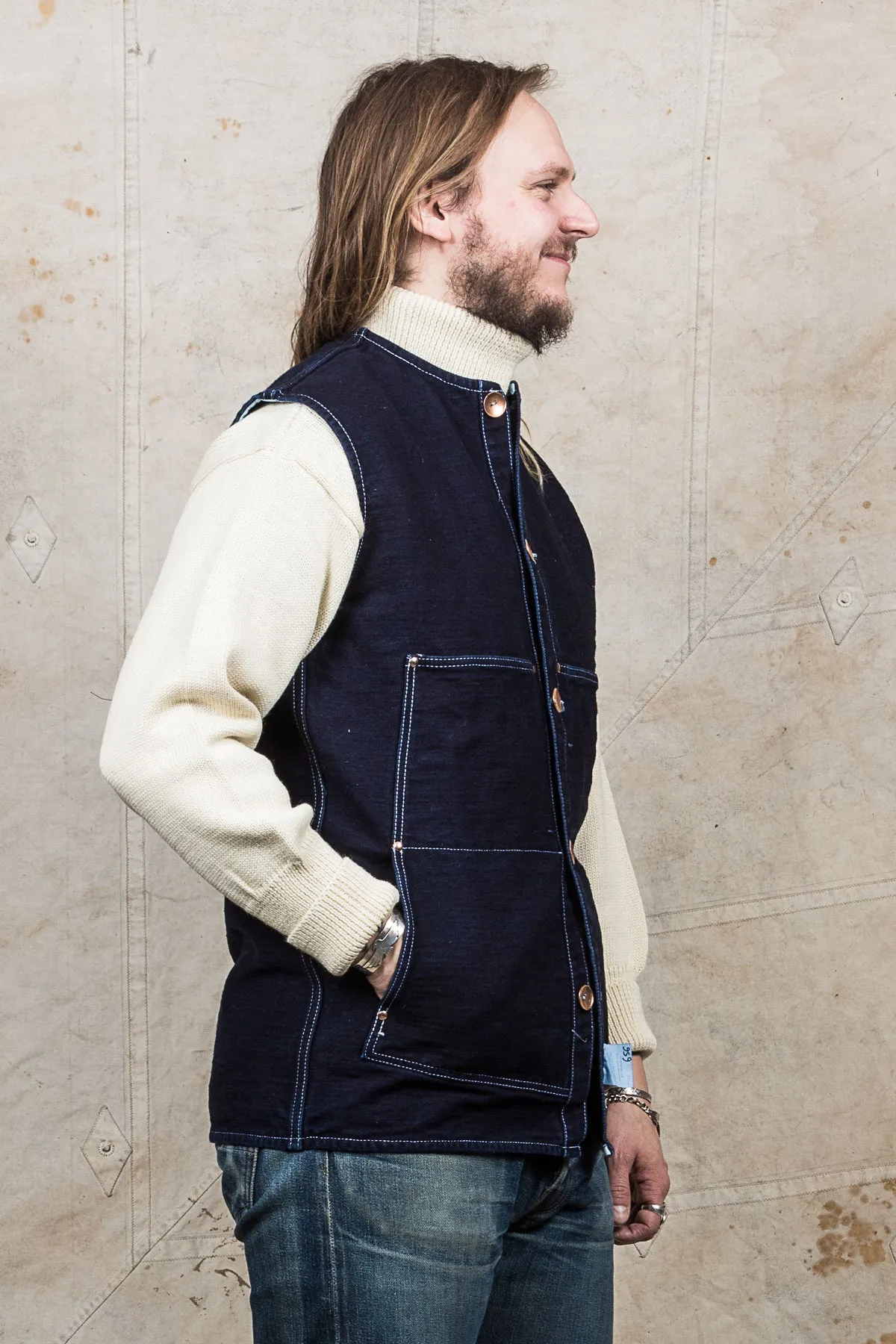Tender Janus Vest Indigo
