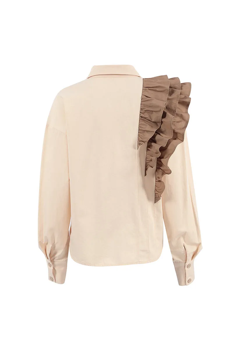 TH0172 Ruffles Blouse Shirt